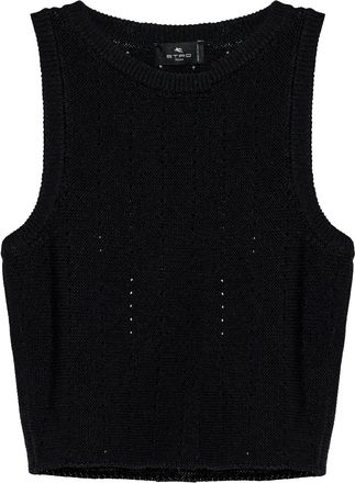 Etro Top corto - Nero
