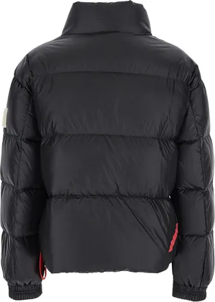 Afterlabel Womens Down Jacket With High Collar Black Polyamide Puffer