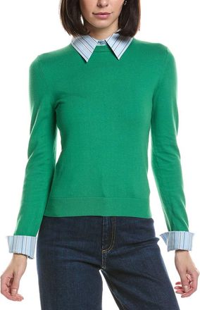 Alice & Olivia Alice + Olivia Porla Collared Sweater
