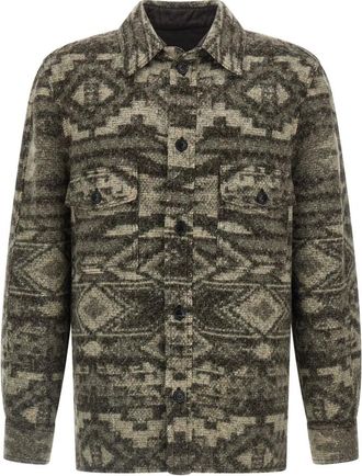 Isabel Marant Jassen, Heren, Bruin, M, Wol, Kervon Jacket