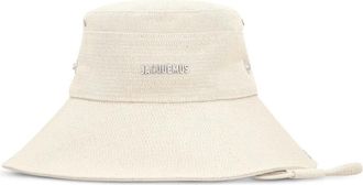 Jacquemus Fisherman Hat van N&icirc;mes - Heren - Hoeden - Beige - 60 CM - Katoen - Accessoires
