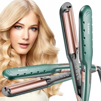 OEM Rizador De Pelo De Cer&aacute;mica Kemi Mega Waves De Alta Potencia (60 W)