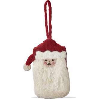 Tag Santa Gift Card Holder Ornament - Red Wool Christmas Tree at Nordstrom