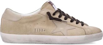 Golden Goose Beige Super-star Sneakers