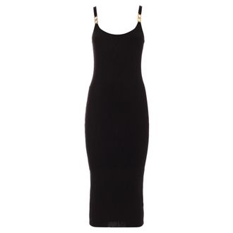 Just Cavalli Midi Jurk - Dames - Casual kleedjes - Zwart - L - Kleedjes
