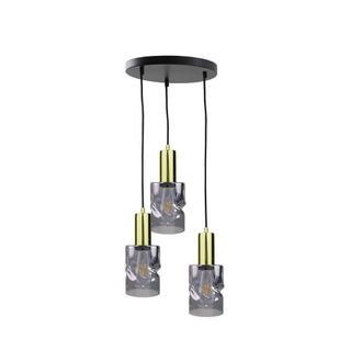 Netlighting Cross Cluster Pendant Ceiling Light Black 30cm 3x E27