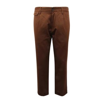 Officina36 0244806395 Parika Pantalone - male - Officina36 - Chinos - Brown - XS - Trousers