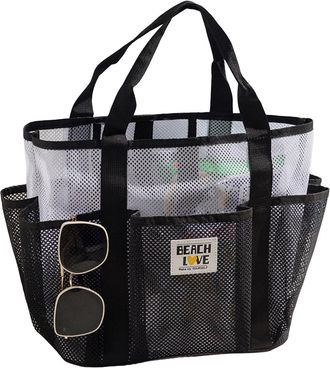 Generic Beach Bag | Pool Bag - Feature Rich Womens Tote Bag For Travel Gym Vacation, blackone, se beskrivning
