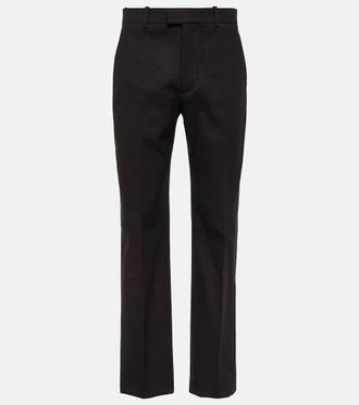 パンツ BOTTEGA VENETA SS24 Dark blue twill pant (743608VKIS0 4140) Bottega Veneta Light Cotton Twill Trousers | Saks Fifth Avenue