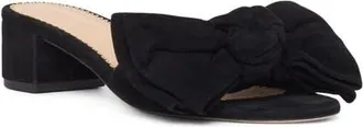 Cinq &agrave; Sept Faith Suede Slide Sandal in Black at Nordstrom, Size 38.5