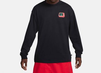 Nike Sb Brainwash Skate Long Sleeve T-Shirt In Black