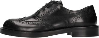 Guglielmo Rotta Porter Platte Schoenen - Dames - Veterschoenen - Zwart - 37 EU - Leer - Schoenen