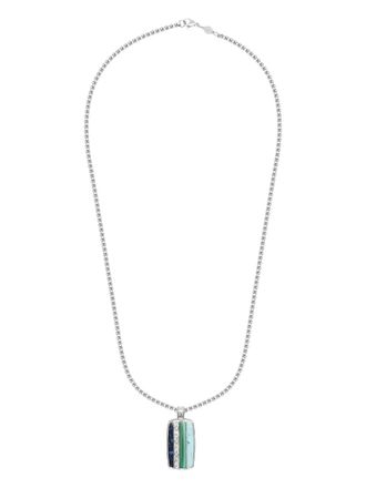 Nialaya Trinity-pendant necklace - Zilver
