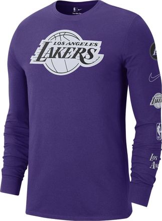 Nike x NBA Los Angeles Lakers Long Sleeve T-shirt Purple White DV6040-504