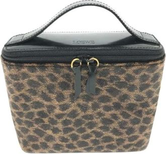 Loewe Pre-owned Handbags, female, Brown, Size: ONE SIZE Pre-owned Leather Handbag