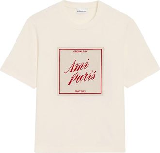 Ami Unisex Cotton Ami Paris Heritage Print T-shirt