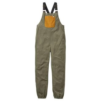 Passenger Ace Recycled Polar Fleece Dungarees Freizeithose f&uuml;r Damen | oliv