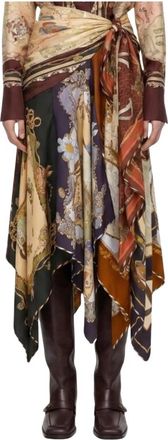 Zimmermann Gonna foulard drappeggiata Valiant - - Skirts - Donna - Multicolore - S