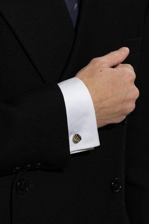 Paul Smith Logo-engraved Cufflinks, Mens, Multicolour