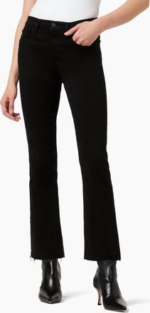 Joe's Callie High Rise Cropped Bootcut Jeans In Black