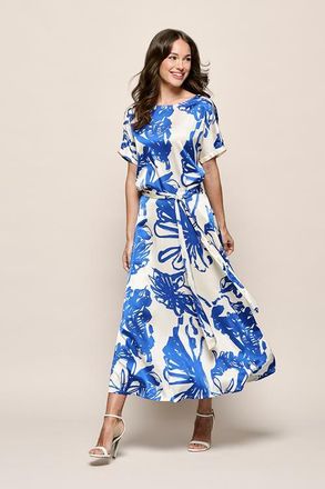 Mart Visser Hannah Print Rok Kobalt / Off White