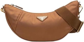 Prada Pre-owned Re-Nylon Satchel - - Pre-owned - Donna - Marrone - ONE SIZE