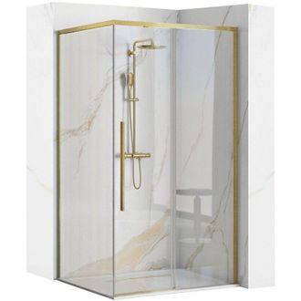 Rea Rea - Cabina De Ducha Solar 90x90 Brush Gold
