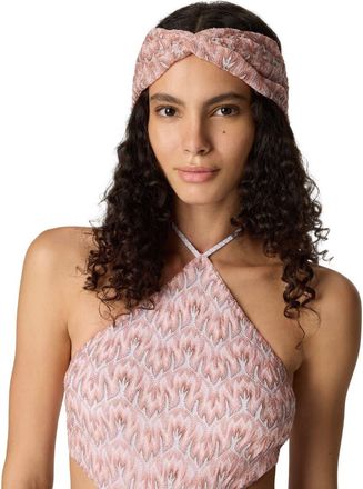 Missoni Headband In Lam&eacute; Viscose With Foliage Pattern in Multicoloured at Nordstrom