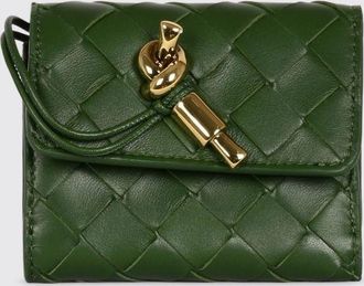 Bottega Veneta Portafoglio tri-fold Andiamo in pelle di agnello intrecciata