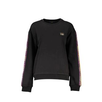 Cavalli Dames, Sweatshirts & Hoodies, Zwart, Maat: XL Katoen