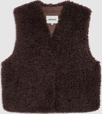 Apparis Veste Lyle Bouclette Brown