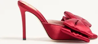 Valentino Garavani Yolande Satin Mule 105MM Wo