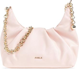 Furla Shoulder Bags, female, Pink, Size: ONE SIZE Delia Mini Shoulder Bag
