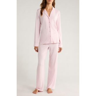 Nordstrom Moonlight Eco Knit Pajamas in Pink Cake at Nordstrom, Size X-Large