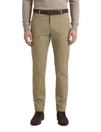 Meyer NewYork pantalon katoen bruin normale fit