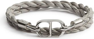 Dior CD ICON DOUBLE BRACELET IN BRAIDED LEATHER - Christian Dior - Man