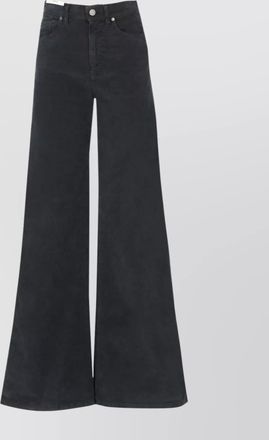 Pantaloni Torino wide-leg denim corduroy trousers five pockets