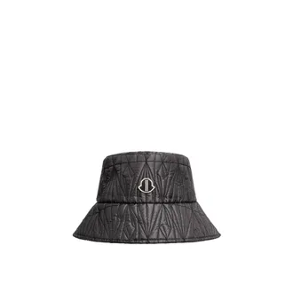 Rick Owens Moncler Padded Bucket Hat, Unisex, Black, Size: M