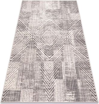 RugsX Rugsx - Carpet Wool angel 7890 / 52042 Chevron, herringbone beige / grey beige 200x300 cm