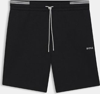 HUGO BOSS Mens Zone Stripe Detail Shorts - Black - Size: 32/30/31