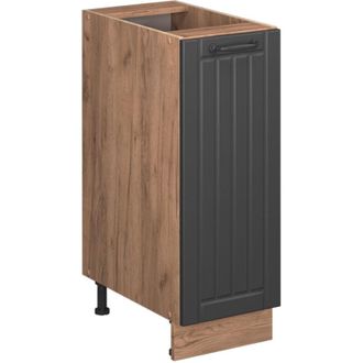 Vicco Armario De Farmacia Fame-line, Gris Oscuro, 30 Cm, Et Antracita, Vicco