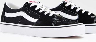 Vans Dames Sk8-Low Sneakers In Zwart