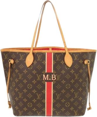 Louis Vuitton Pre-owned Vintage Monogram Tote Bag - Dames - Vintage Shopper - Rood - ONE Size - Vintage