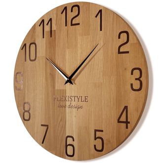 OEM Reloj De Pared De Madera Natur 50 Cm