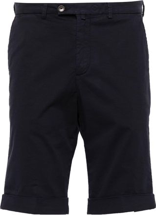 BRIGLIA 1949 twill bermuda shorts - men - Cotton/Elastane/Cotton - 45 - Blue