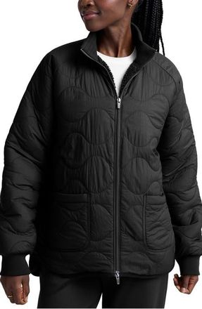 Beyond Yoga Two-Way Reversible Quilted Jacket in Black at Nordstrom, Size X-Small