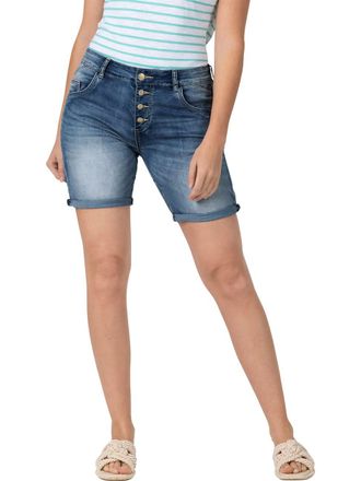 Timezone Womens Regular JillyTZ Short, Fresh Indigo wash, 29