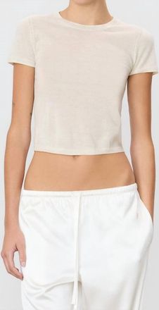 &Eacute;terne Cashmere Van Top In Bone