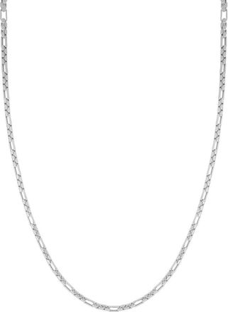 Bony Levy Mens 14K Gold Box Chain Necklace in 14K White Gold at Nordstrom, Size 24