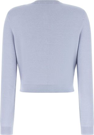 Self Portrait Womens Blue Polyester Cardigan Clothing